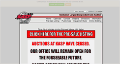 Desktop Screenshot of kaspautoauction.com